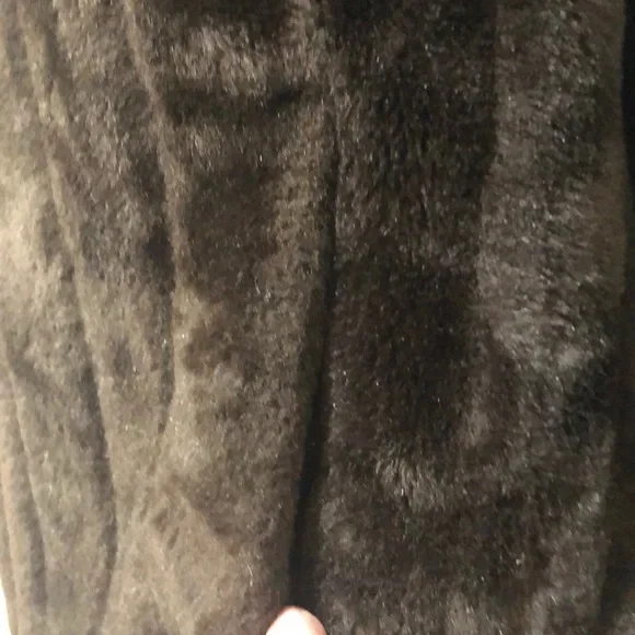 Vintage Braetan Faux Fur Dark Brown Coat Size18/20 - Picture 3 of 10